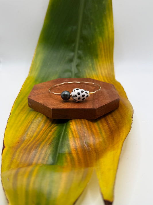 Tahitian Bangle Size 7.5" Gold Filled