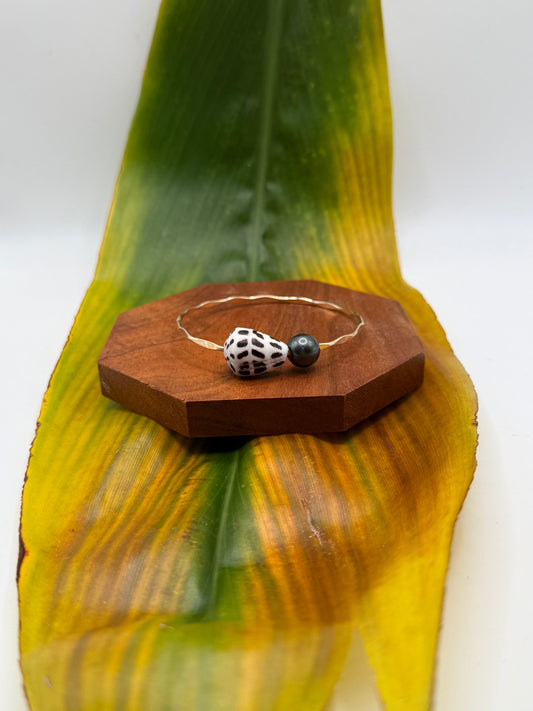 Tahitian Bangle Size 7.5" Gold Filled