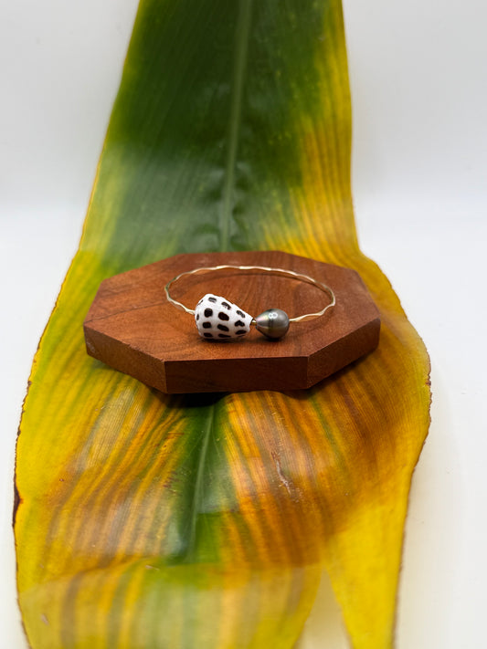 Tahitian Bangle Size 7.5" Gold Filled