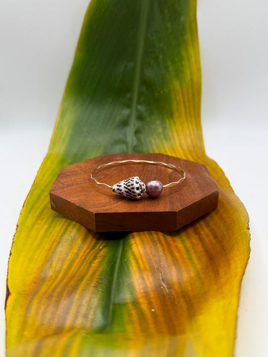 Tahitian Bangle Size 7.5" Gold Filled