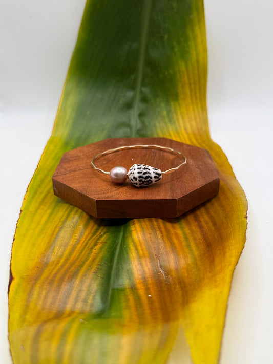 Tahitian Bangle Size 7.5" Gold Filled