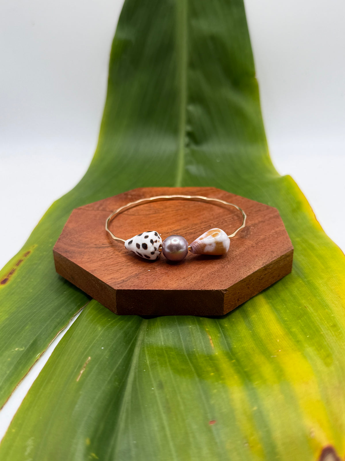 Tahitian Bangle Size 8" Gold Filled