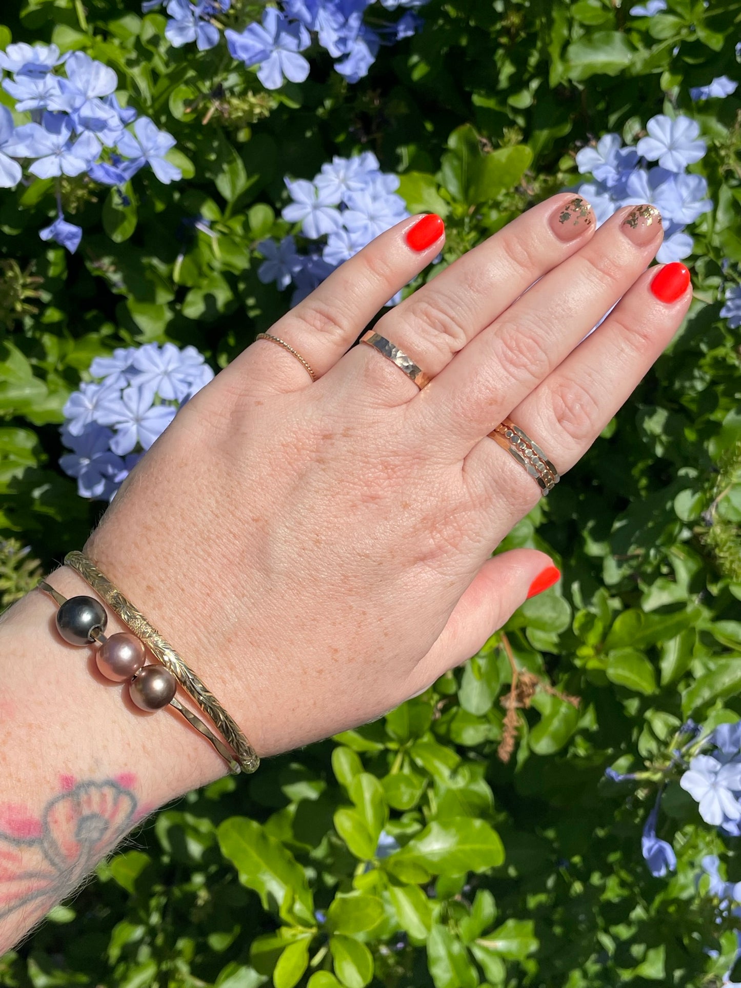 Hammered Band Ring