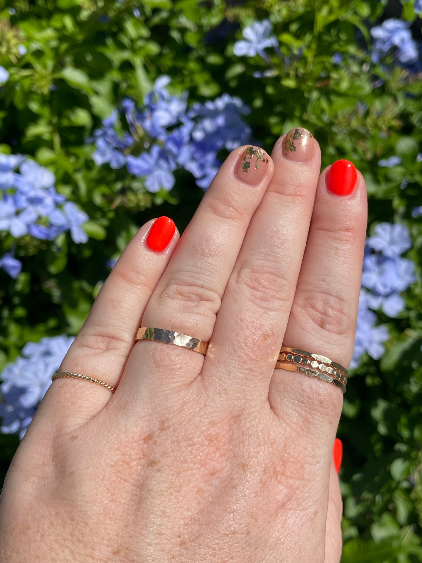 Hammered Band Ring